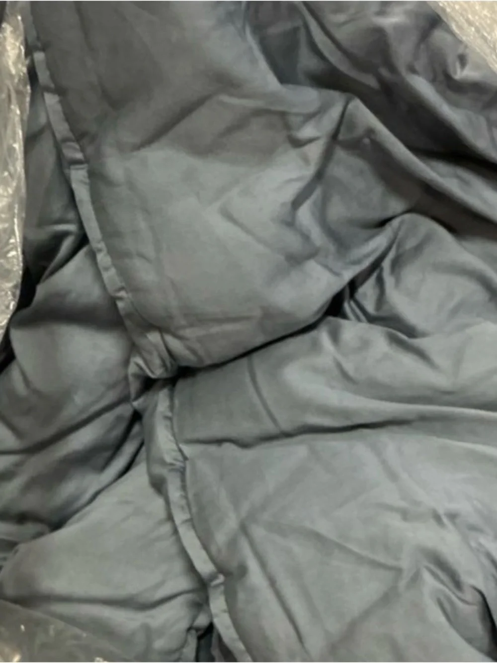 Organic Cotton Sateen Comforter Set in Mineral